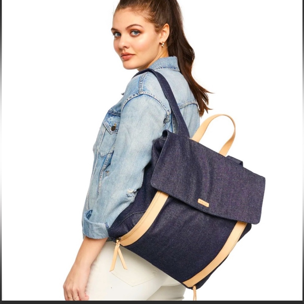 Able Azaira Bag yoga backpack denim